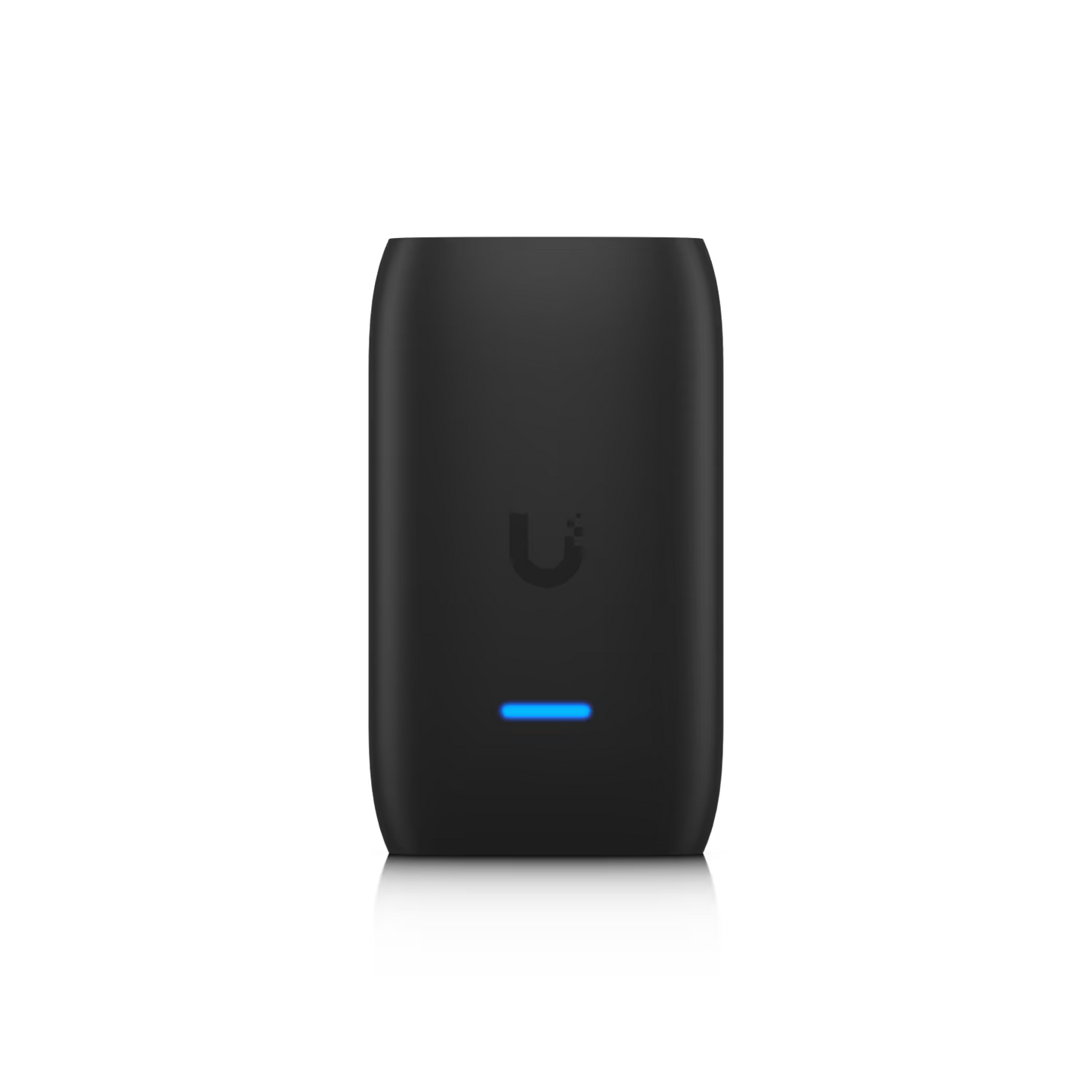 Close-up of the Ubiquiti UniFi Dual Band WiFi 6 HDMI Display Cast Lite showcasing its ports and design.