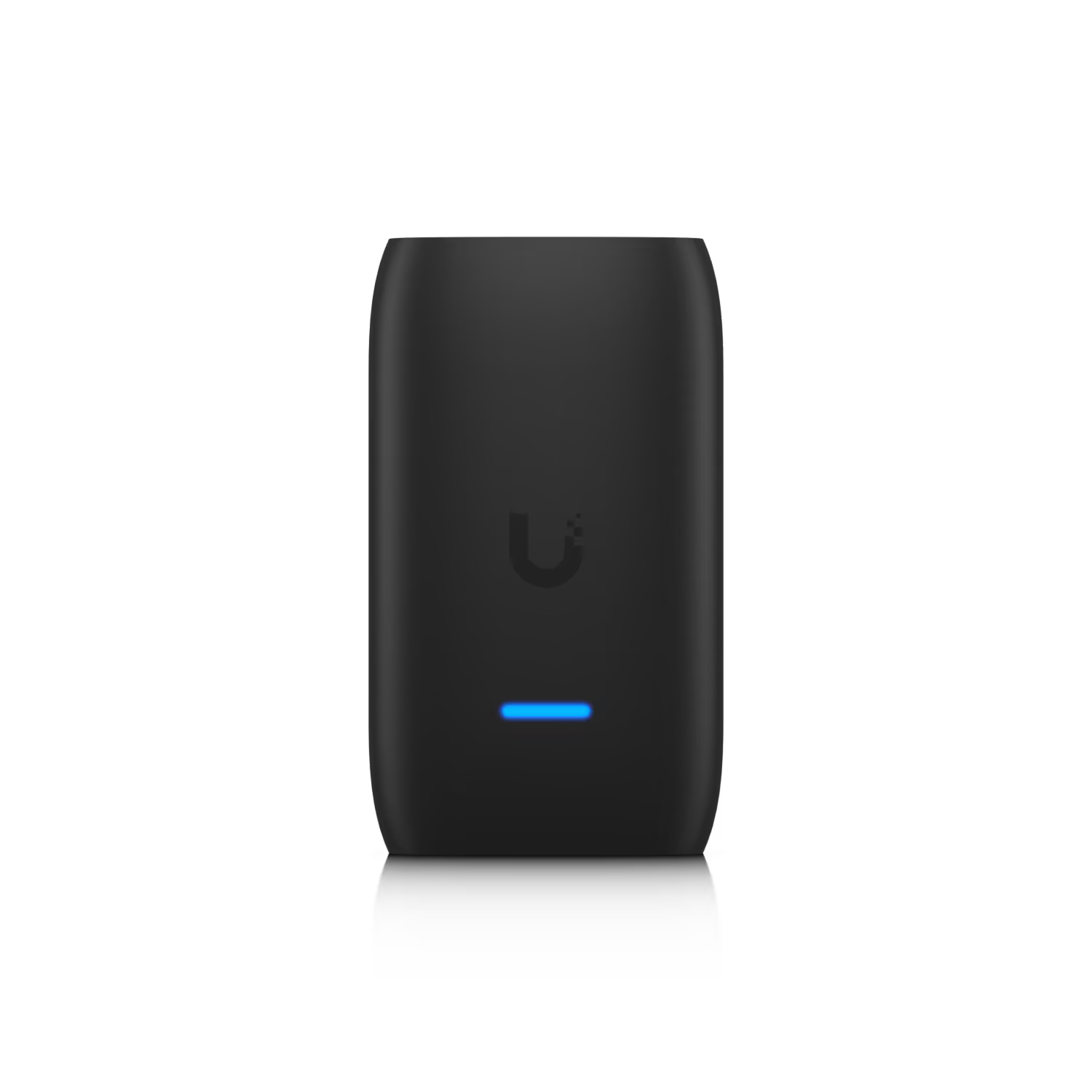 Close-up of the Ubiquiti UniFi Dual Band WiFi 6 HDMI Display Cast Lite showcasing its ports and design.