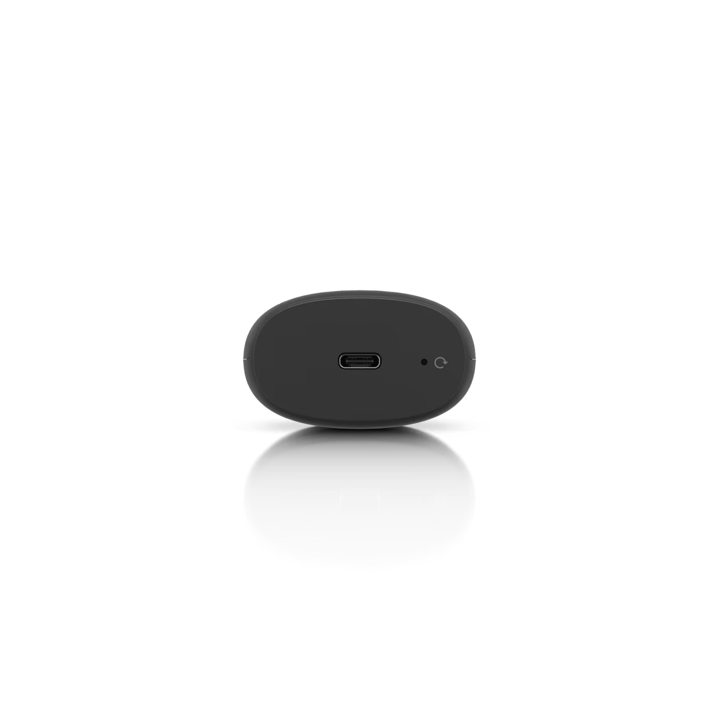 Back view of the Ubiquiti UniFi Dual Band WiFi 6 HDMI Display Cast Lite showing the connectivity options.