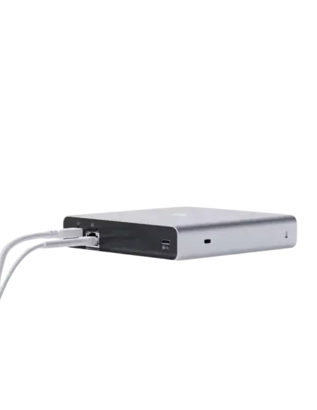 Ubiquiti UniFi CloudKey+ Console with 1TB SSD demonstrating connectivity ports.