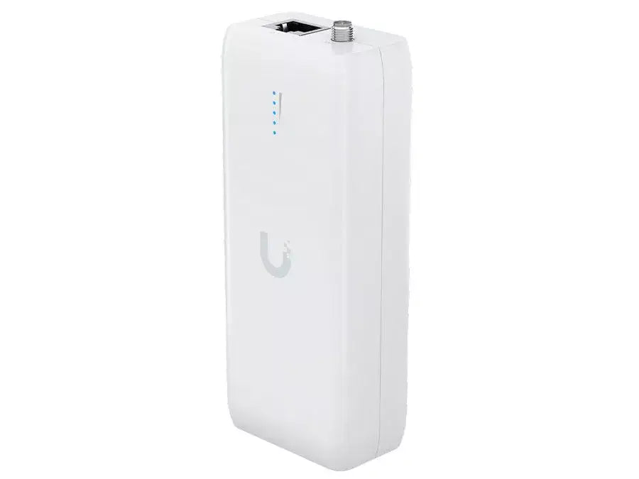 Ubiquiti UniFi Device Bridge WiFi bridging PoE Adapter, model UDB, showcasing its design and features.