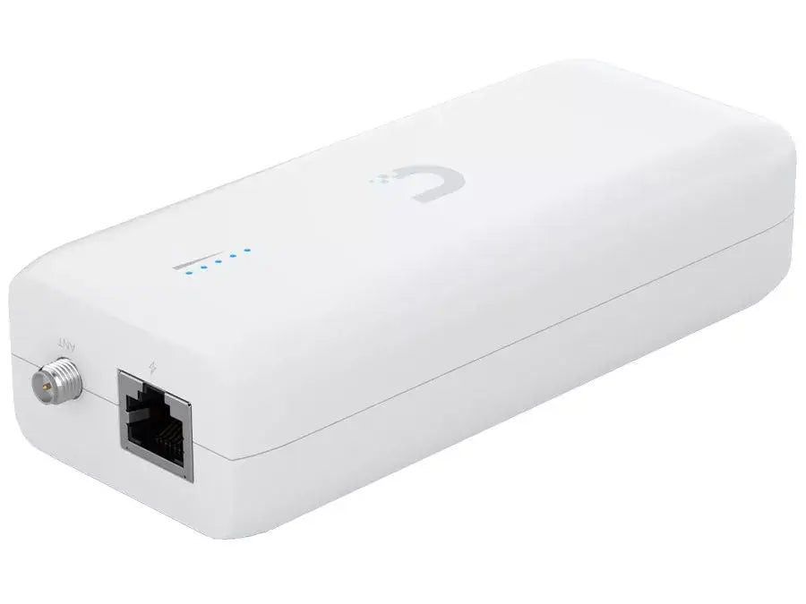 Ubiquiti UniFi Device Bridge WiFi bridging PoE Adapter, model UDB, showcasing its design and features.