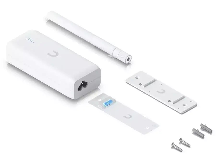 Ubiquiti UniFi Device Bridge WiFi bridging PoE Adapter, model UDB, showcasing its design and features.