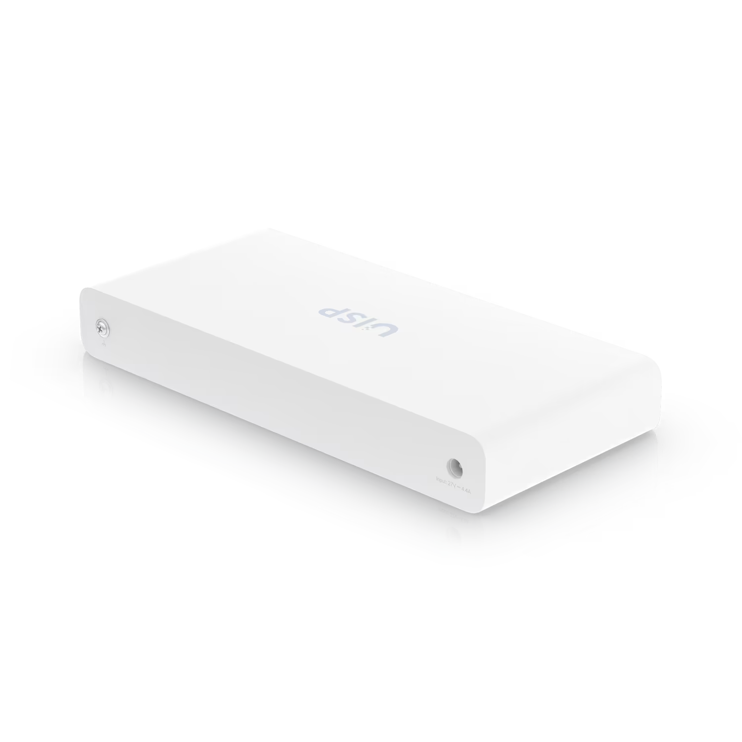 Detailed view of the Ubiquiti UISP Router 8 Port Gigabit PoE 110W 1SFP highlighting its features.