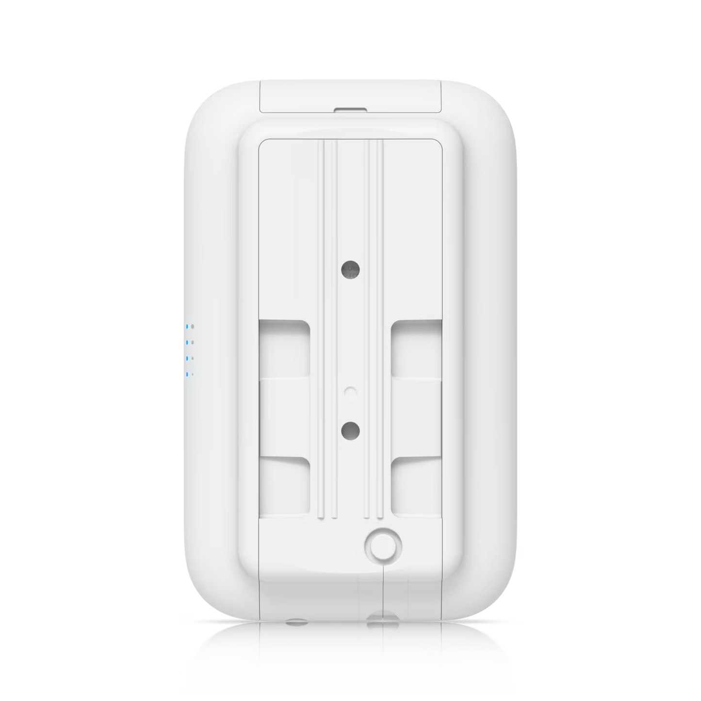 Angled view of the Ubiquiti UniFi Swiss Army Knife Ultra WiFi 5 Access Point.