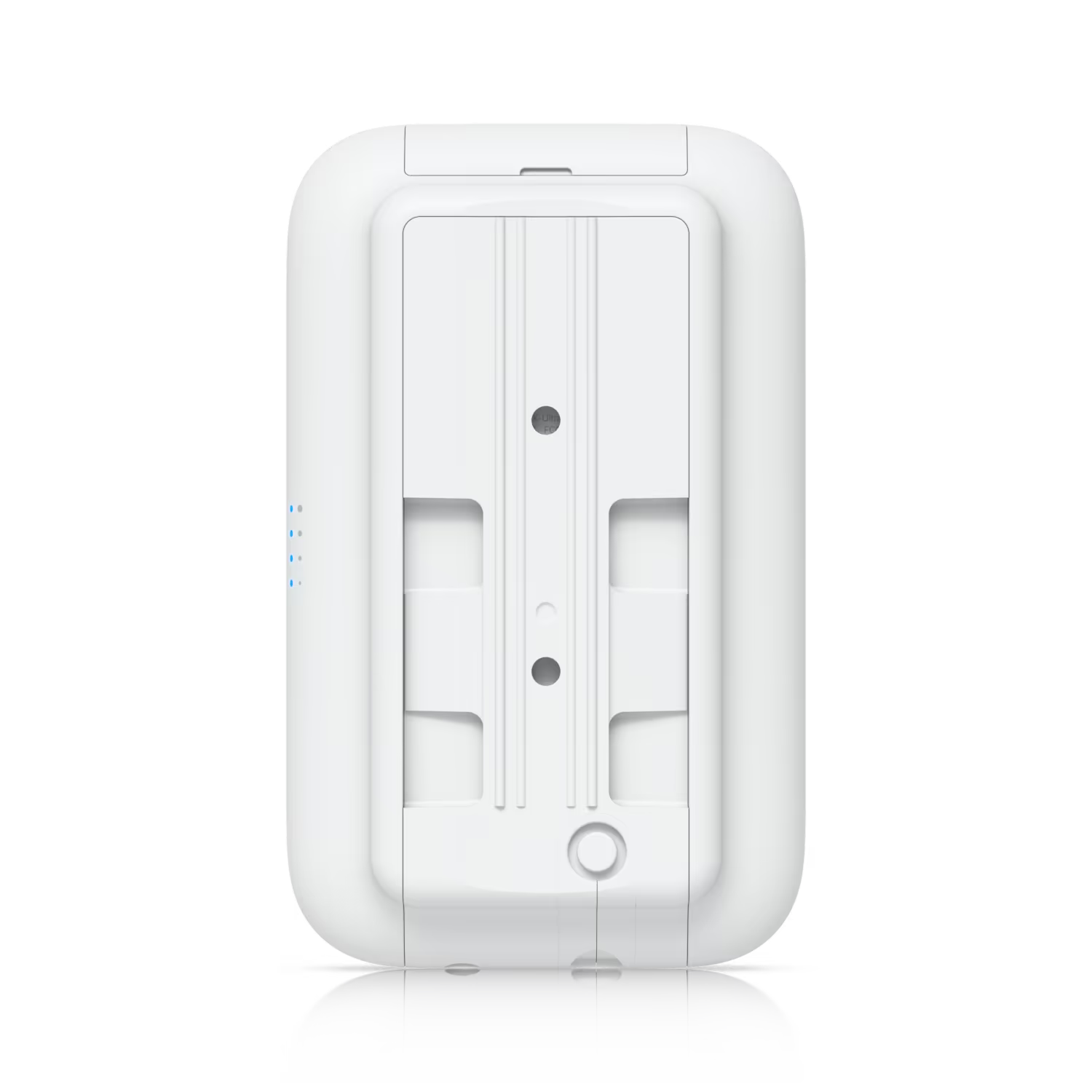 Angled view of the Ubiquiti UniFi Swiss Army Knife Ultra WiFi 5 Access Point.