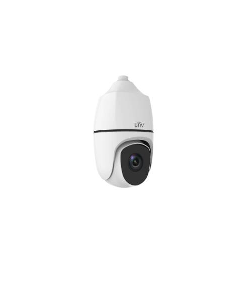 UNV LightHunter 8MP PTZ camera featuring 22x optical zoom and Smart IR technology for enhanced night vision up to 200 meters.