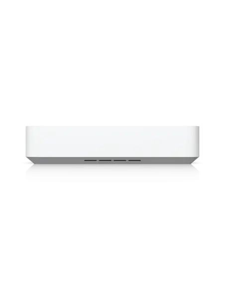 Front view of the Ubiquiti UniFi Protect Network Video Recorder Instant showcasing its 6 PoE ports and 1 HDD bay.
