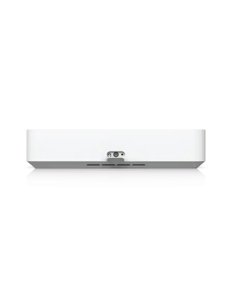 Back view of the Ubiquiti UniFi Protect Network Video Recorder Instant showing the power and network connections.