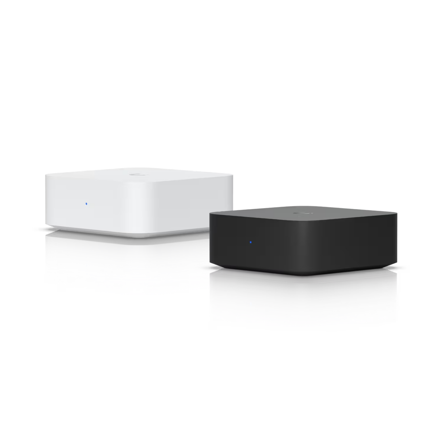Back view of the Ubiquiti UniFi PoE Audio Port Audio Streamer, highlighting the ports and power input.