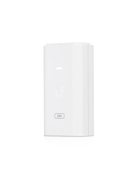 Alternative medium view of Ubiquiti Gigabit PoE Adapter 24V 12W with no cable.