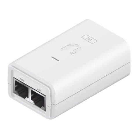 Ubiquiti Gigabit PoE Adapter 24V 24W with No Cable - POE-24-24W-WH