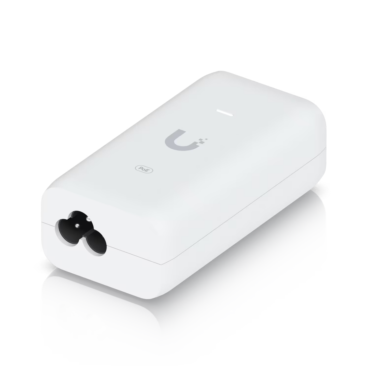 Bottom view of Ubiquiti Gigabit PoE Adapter 48V 15W.