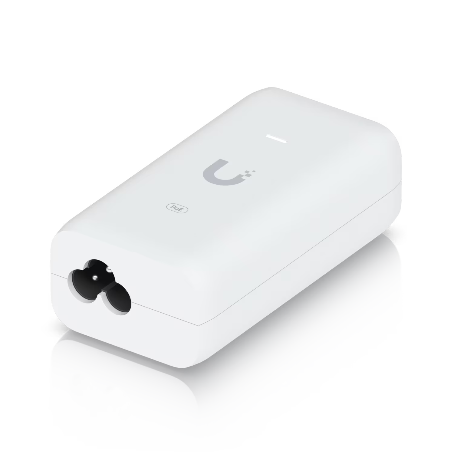 Bottom view of Ubiquiti Gigabit PoE Adapter 48V 15W.
