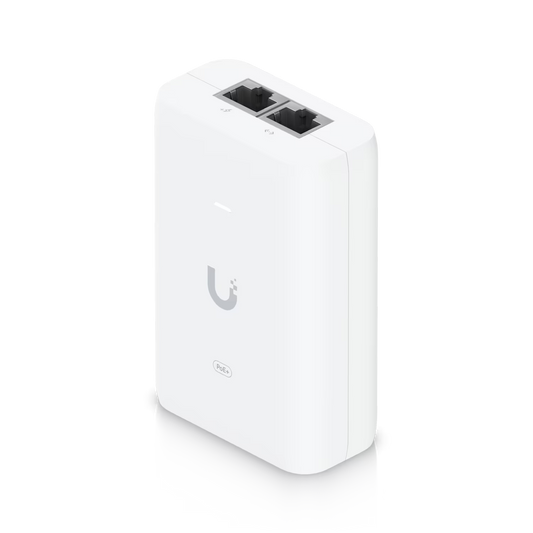 Front view of Ubiquiti Gigabit PoE Adapter 48V 30W.
