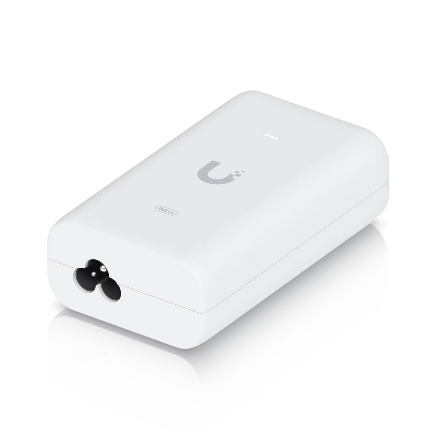 Side view of the Ubiquiti Gigabit PoE Adapter 48V 60W, displaying the compact form factor.