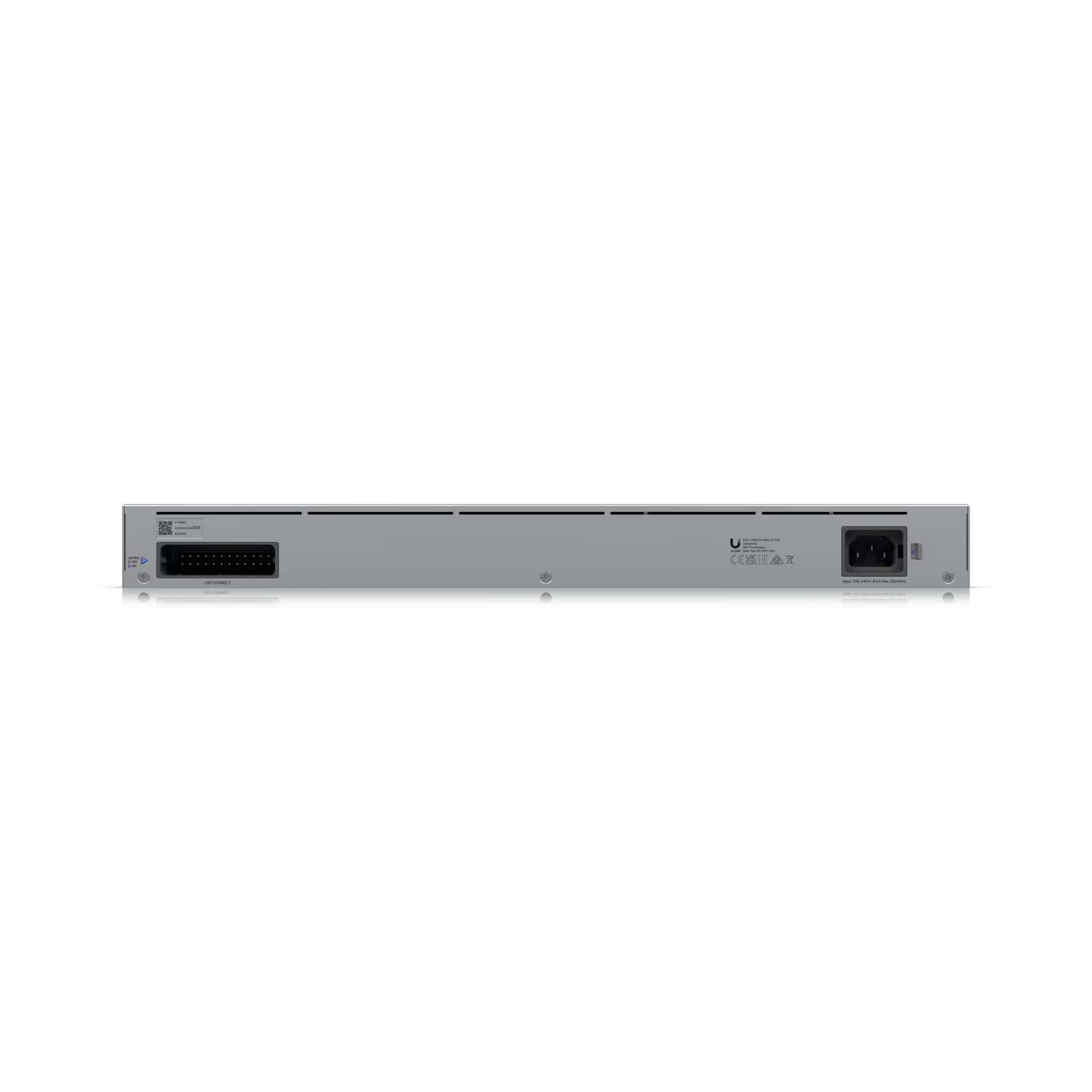 Ubiquiti UniFi Pro Max Switch 24 in use in a modern office environment.
