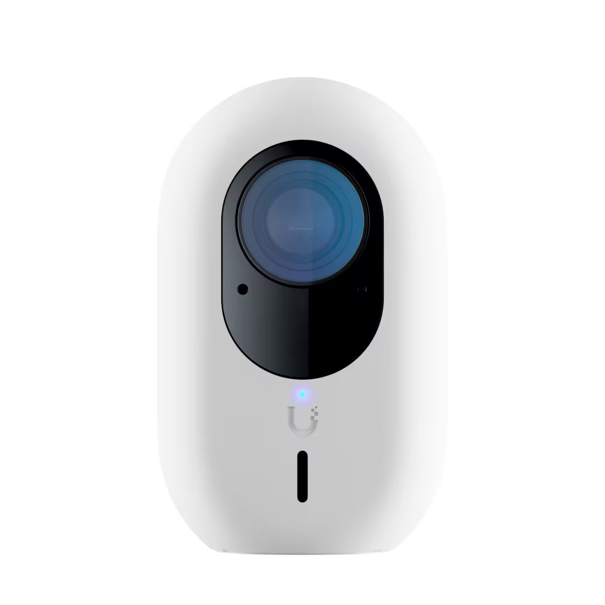 Front view of the Ubiquiti UniFi Protect G4 Instant 4MP WiFi IP Camera showing its sleek design and lens.