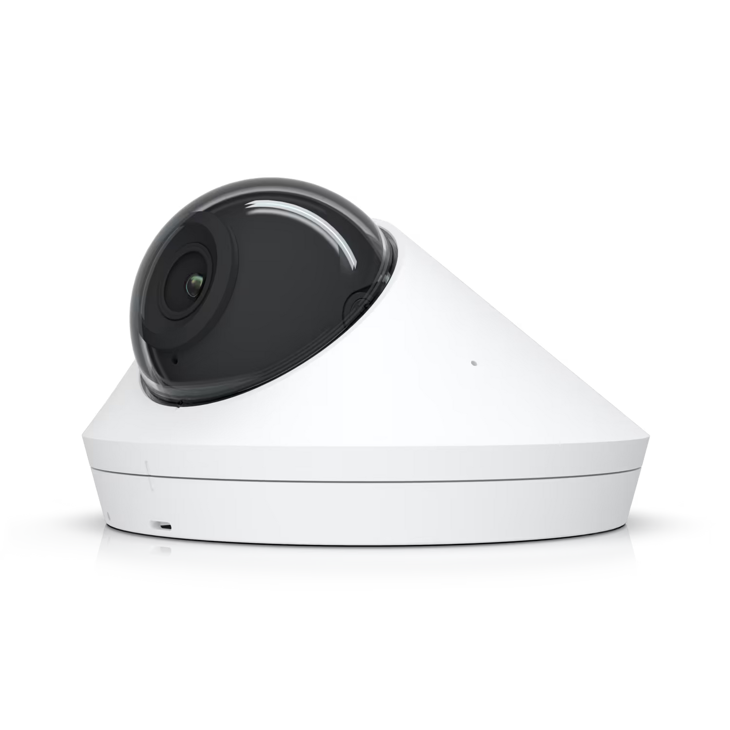 Ubiquiti UniFi Protect G5 Dome Ultra 4MP IP Camera mounted on a wall.
