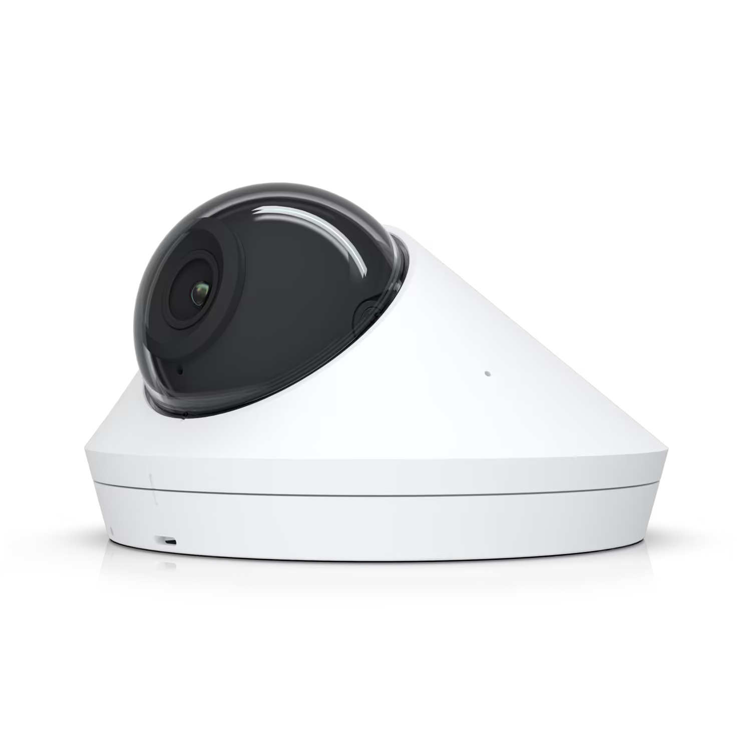 Ubiquiti UniFi Protect G5 Dome Ultra 4MP IP Camera mounted on a wall.