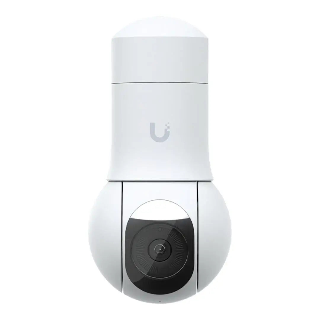 Ubiquiti UniFi Protect G5 PTZ 4MP White IP Camera front view.