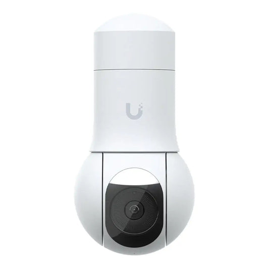 Ubiquiti UniFi Protect G5 PTZ 4MP White IP Camera front view.