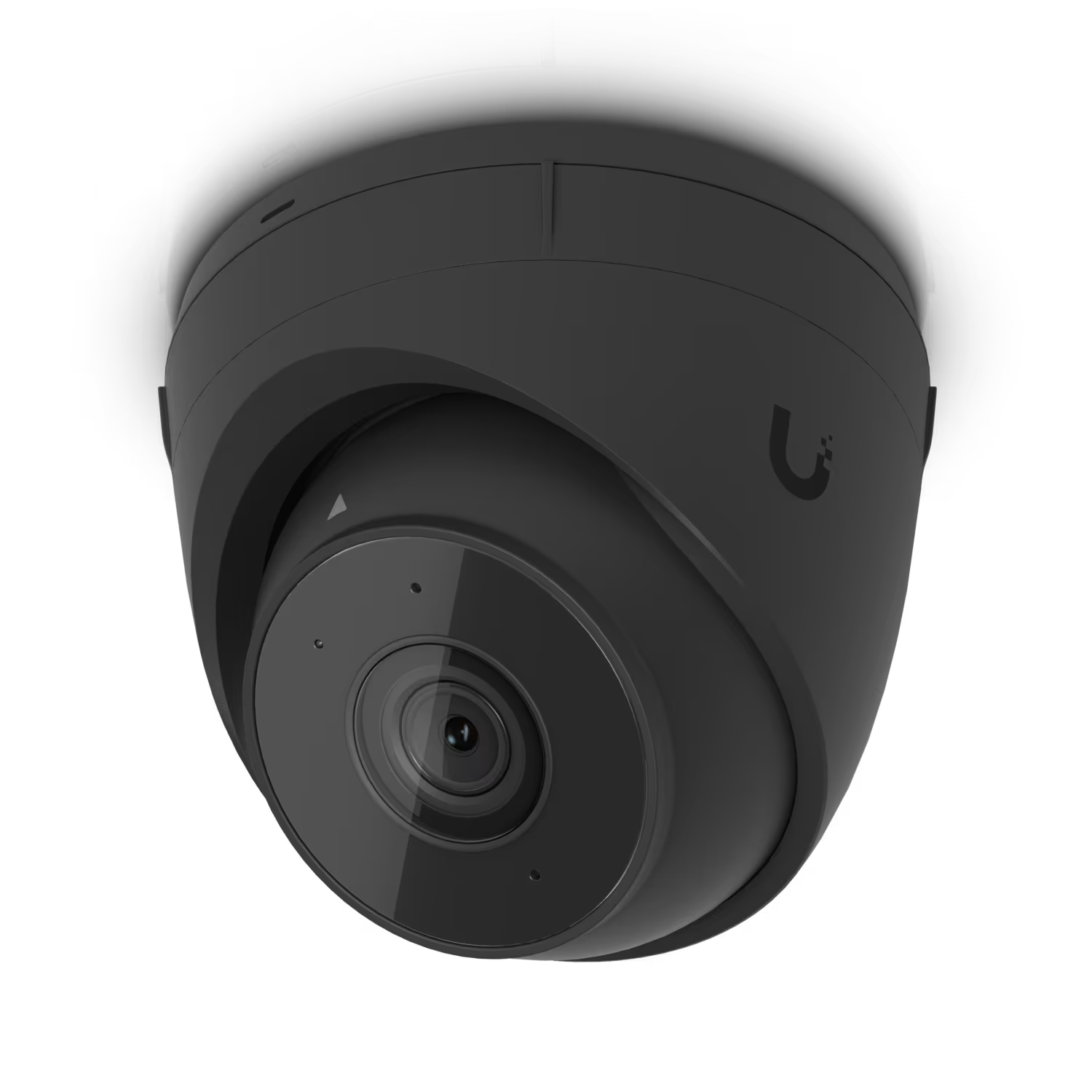 Front view of the Ubiquiti UniFi Protect G5 Turret Ultra Black 4MP IP Camera.