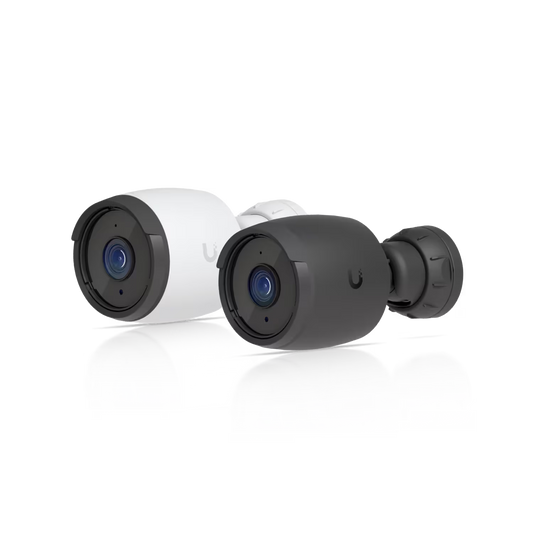 Front view of the Ubiquiti UniFi Protect G6 Bullet 8MP White IP Camera.