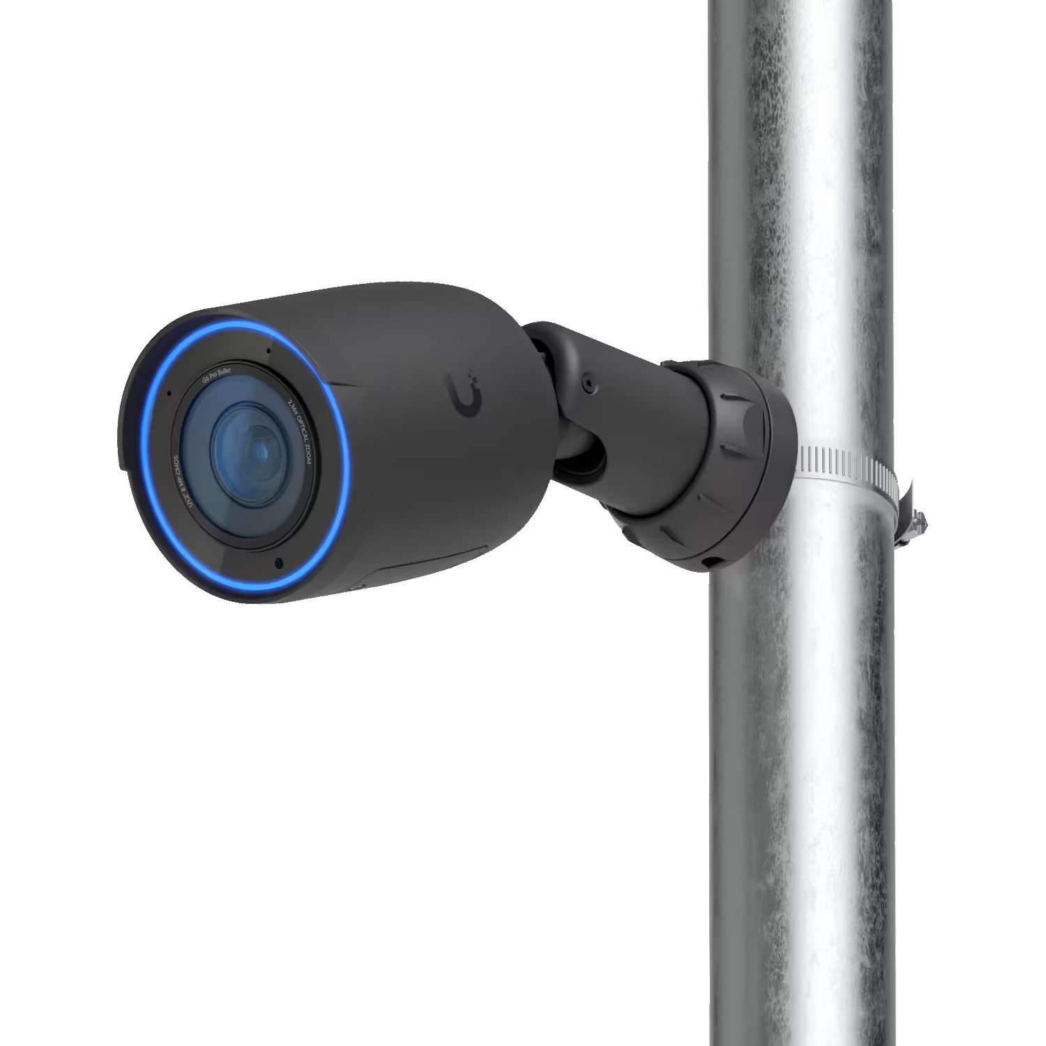 Ubiquiti UniFi Protect G6 Pro Bullet 8MP Black IP Camera in use outdoors.