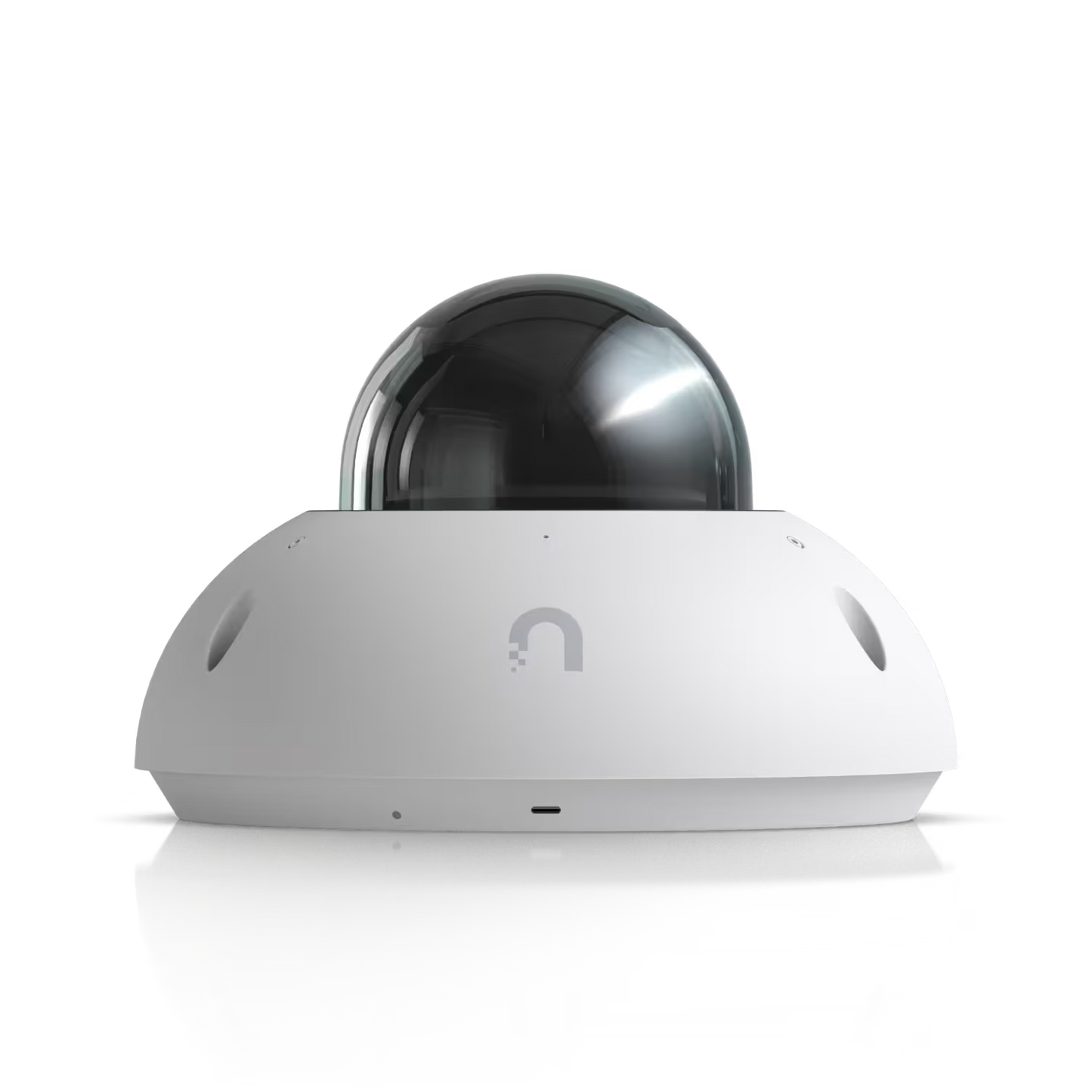 Ubiquiti UniFi Protect G6 Dome 8MP IP Camera displayed with mounting options.