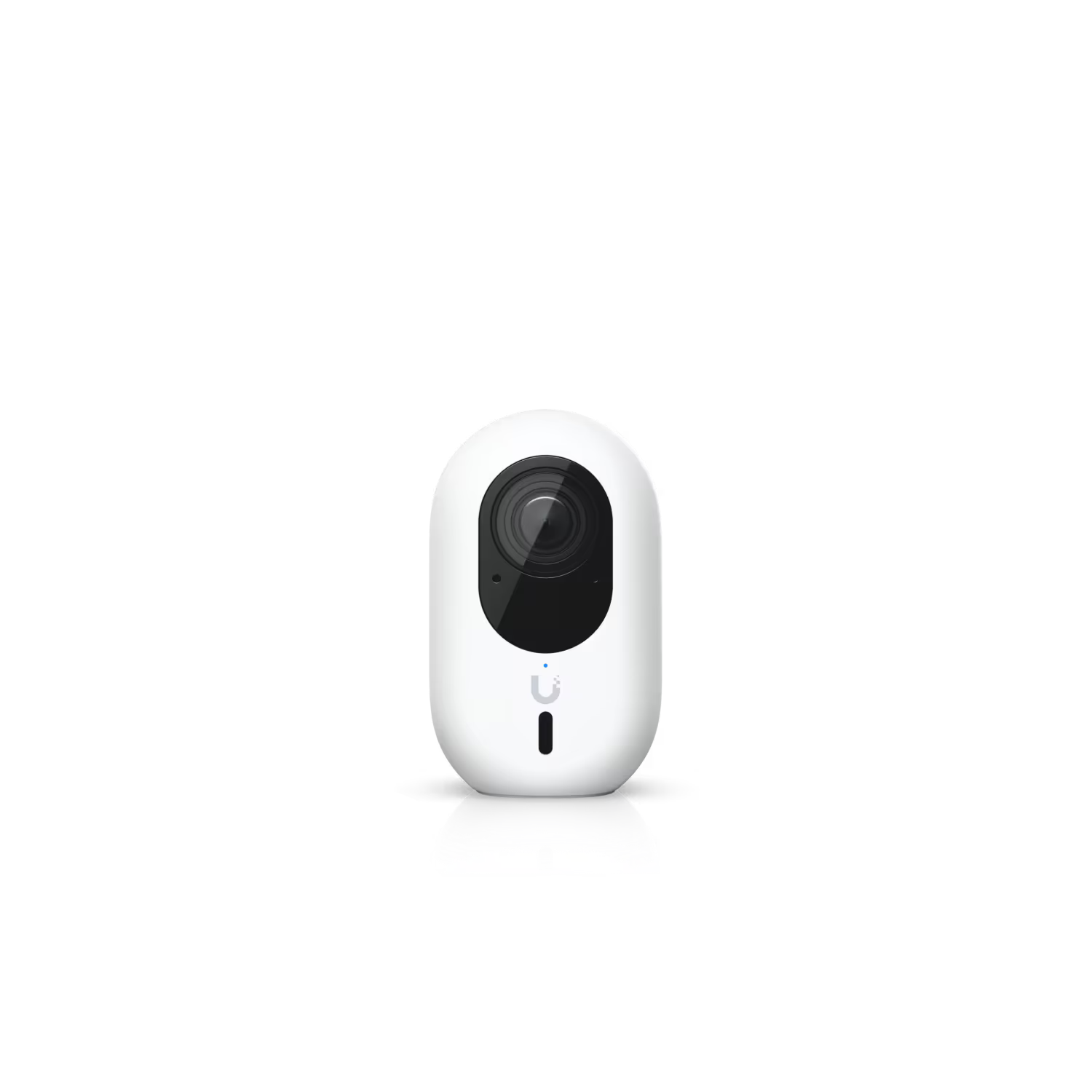 Side view of the Ubiquiti UniFi Protect G6 Instant 8MP WiFi IP Camera showcasing its sleek design.