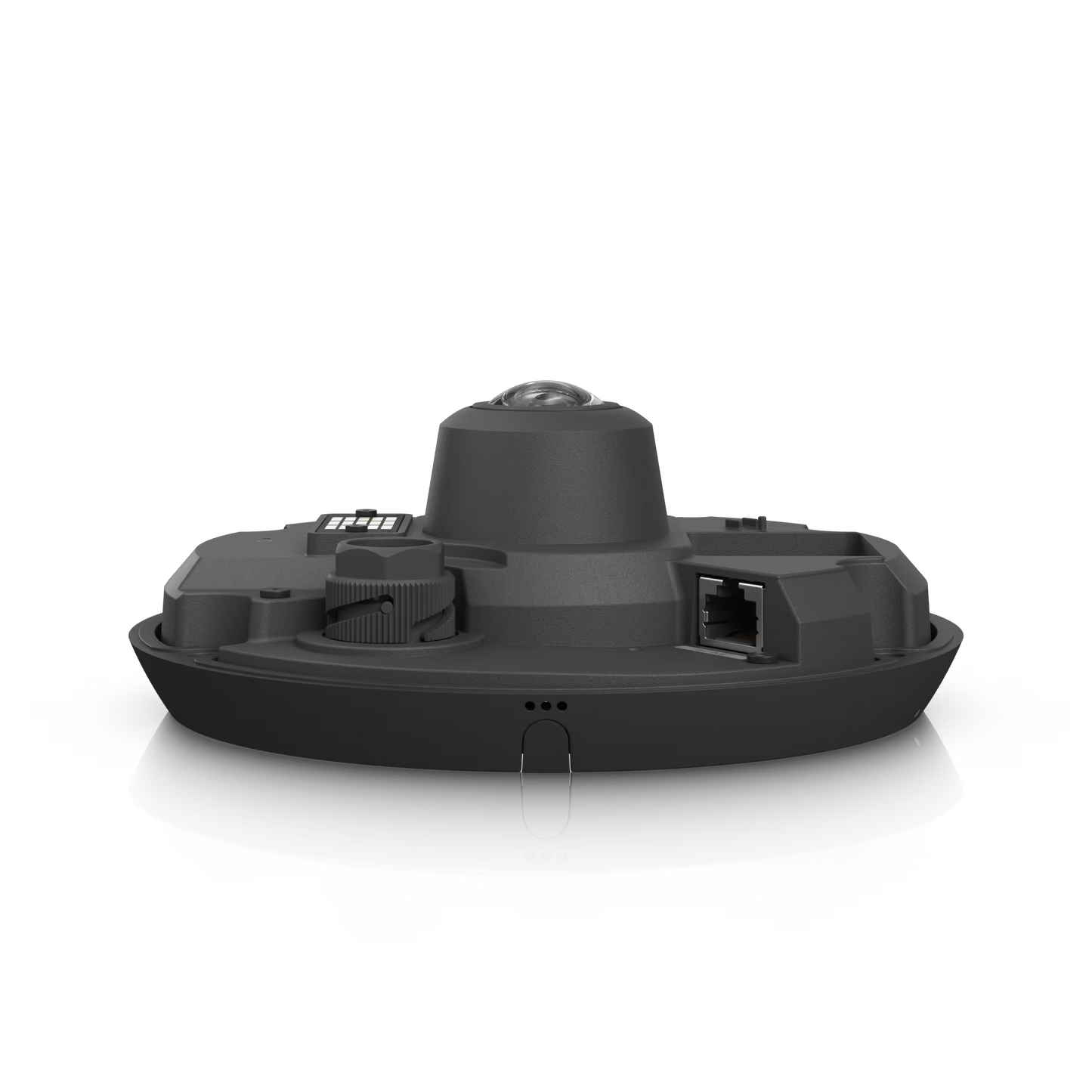 Ubiquiti UniFi Protect G6 Pro 360 Black IP Camera in use, capturing a wide angle of its surroundings.