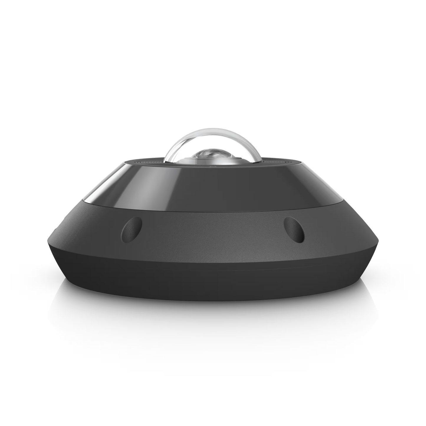 Ubiquiti UniFi Protect G6 Pro 360 Black IP Camera mounted on a wall showcasing its installation.