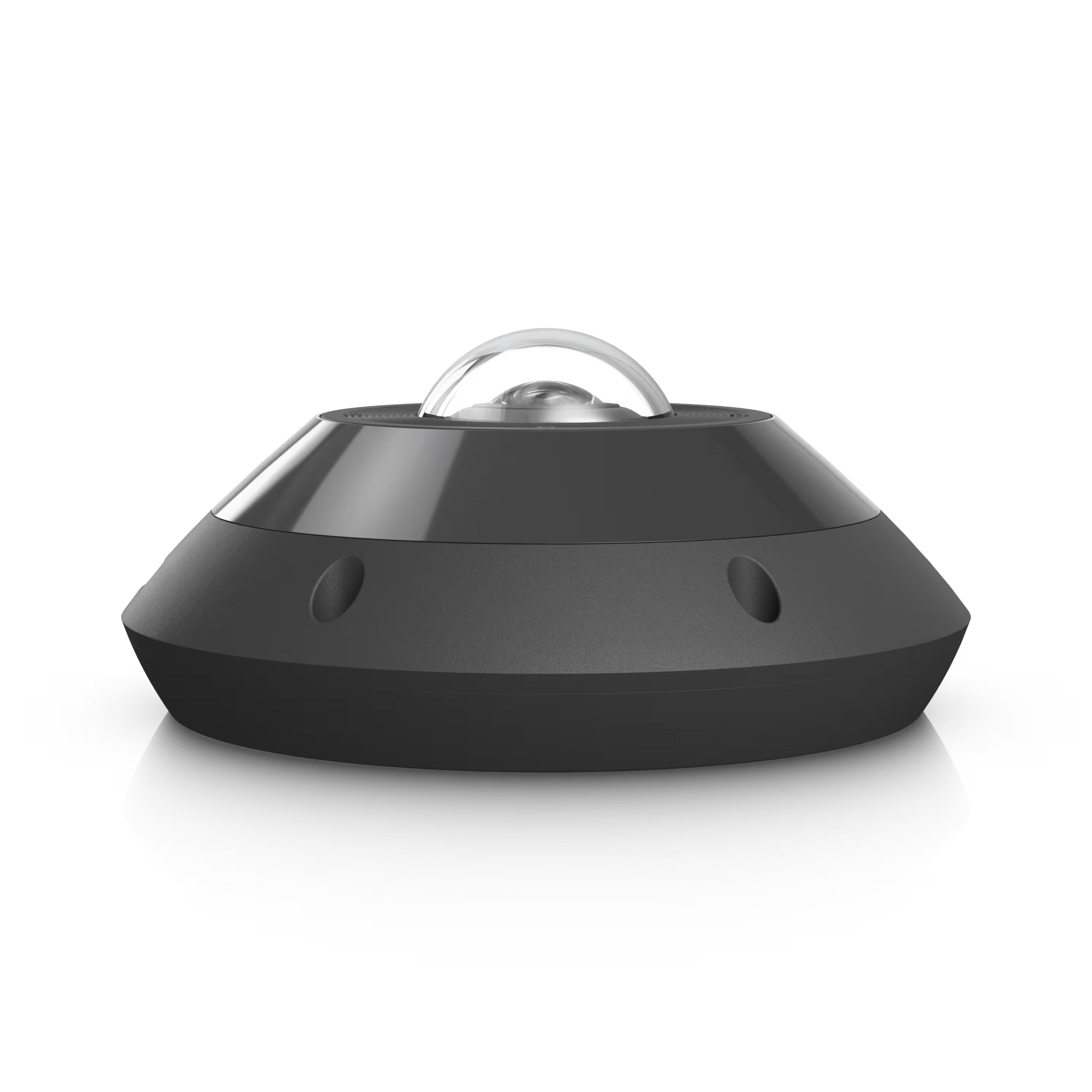 Ubiquiti UniFi Protect G6 Pro 360 Black IP Camera mounted on a wall showcasing its installation.
