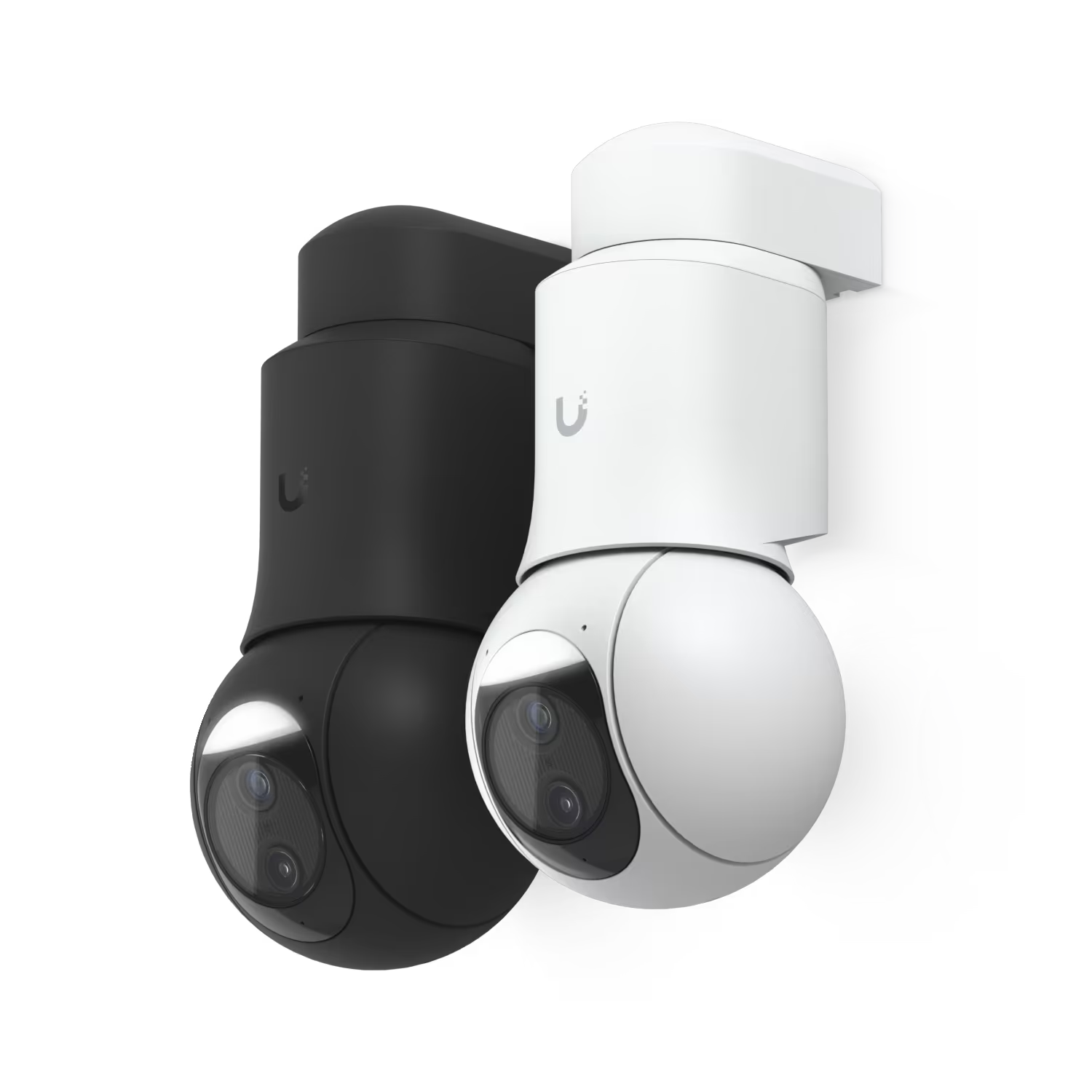 Front view of the Ubiquiti UniFi Protect G6 PTZ 8MP Black IP Camera.