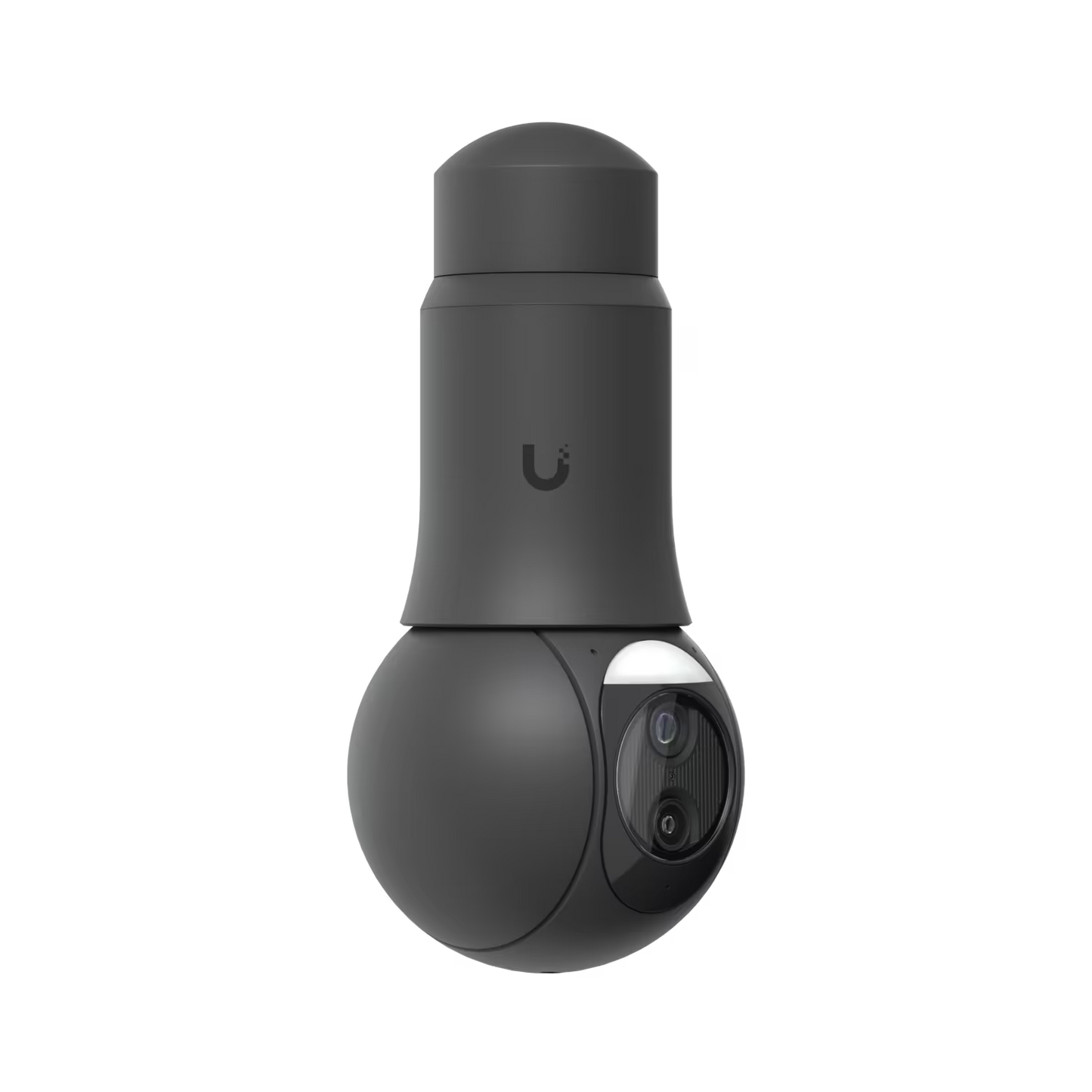 Angled view of the Ubiquiti UniFi Protect G6 PTZ 8MP White IP Camera.