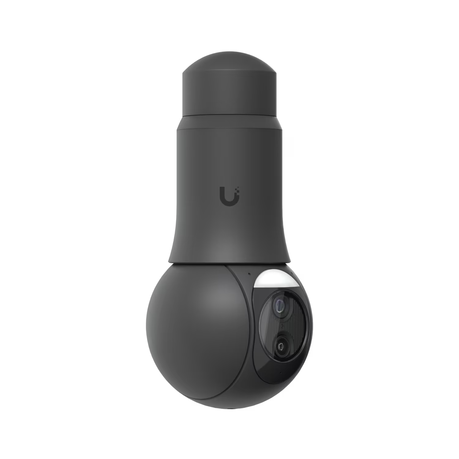 Angled view of the Ubiquiti UniFi Protect G6 PTZ 8MP White IP Camera.