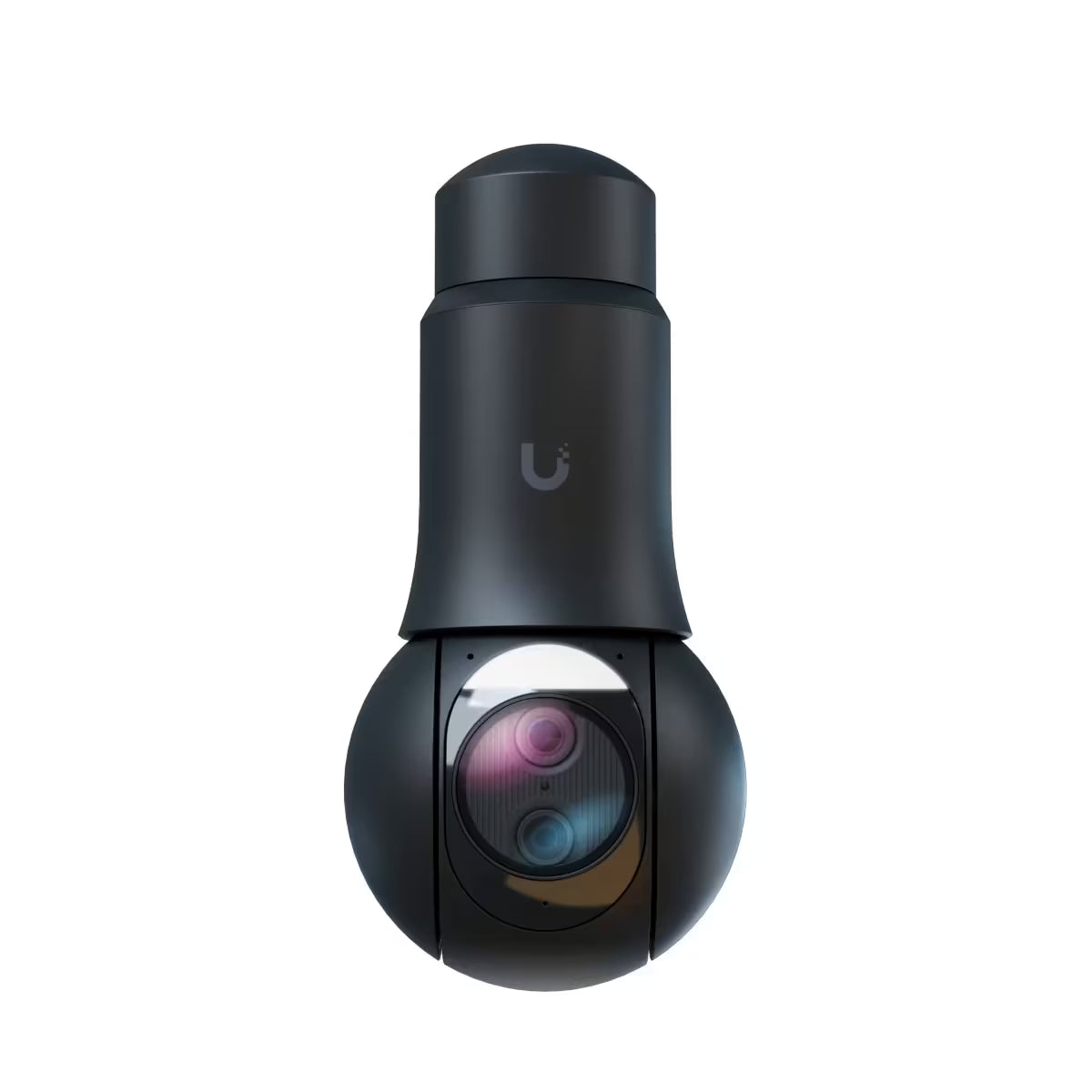 Front view of the Ubiquiti UniFi Protect G6 PTZ 8MP White IP Camera.