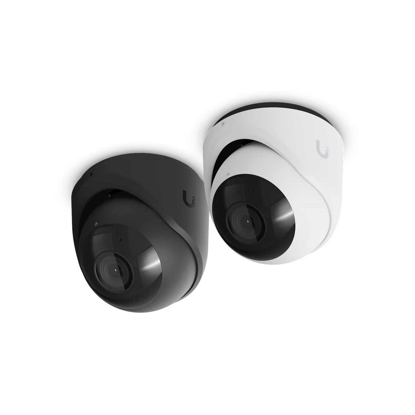 Side view of the Ubiquiti UniFi Protect G6 Black 8MP IP Camera, highlighting its compact shape and lens.