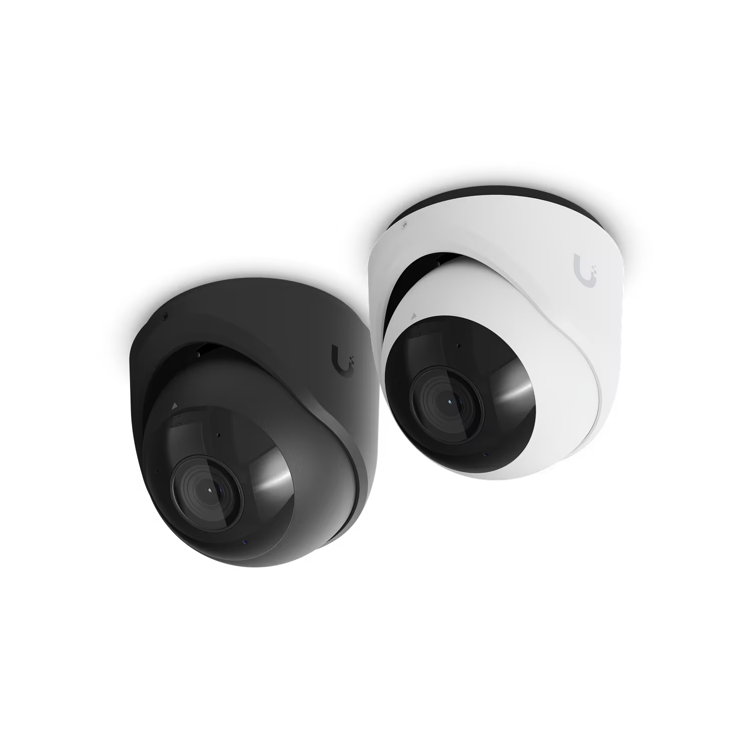 Side view of the Ubiquiti UniFi Protect G6 Black 8MP IP Camera, highlighting its compact shape and lens.