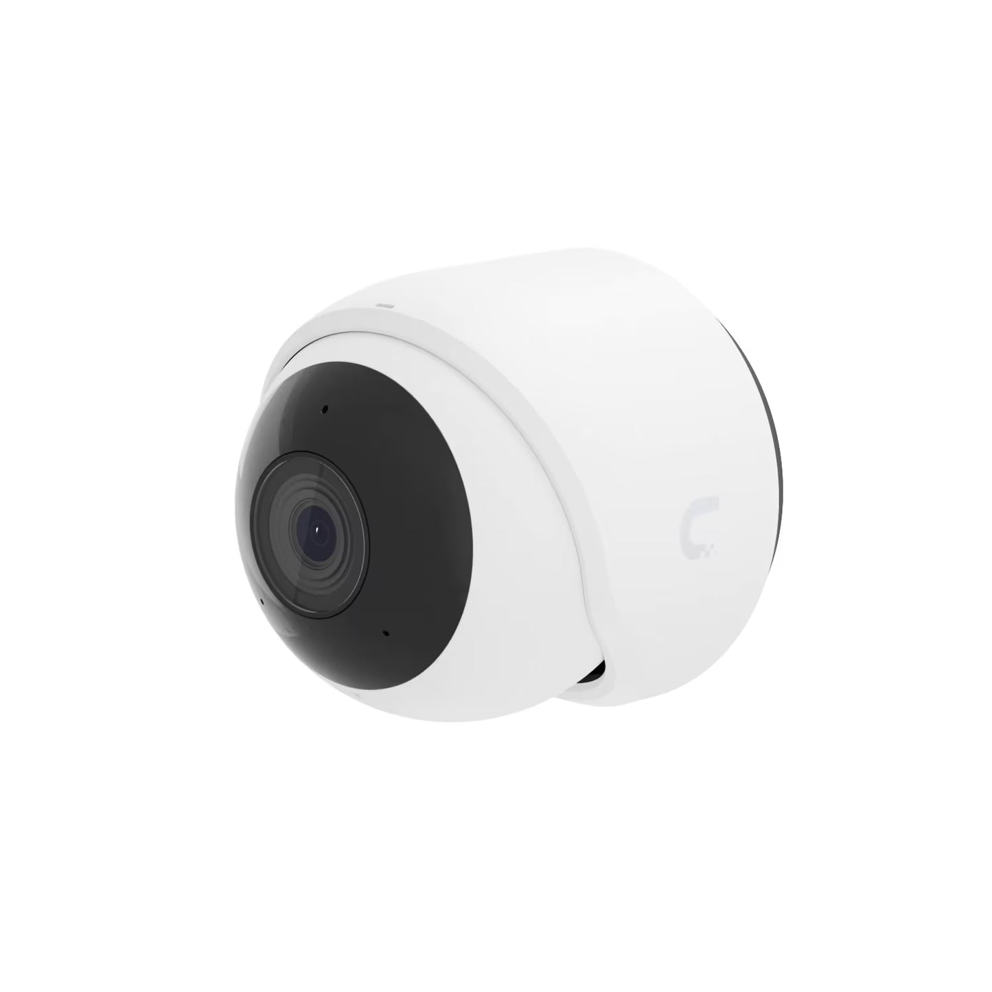 Front view of the Ubiquiti UniFi Protect G6 Turret White 8MP IP Camera.