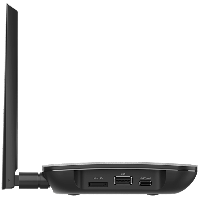 Vivitek Connect LauncherPlus X700 with two LauncherPlus devices for seamless wireless collaboration.