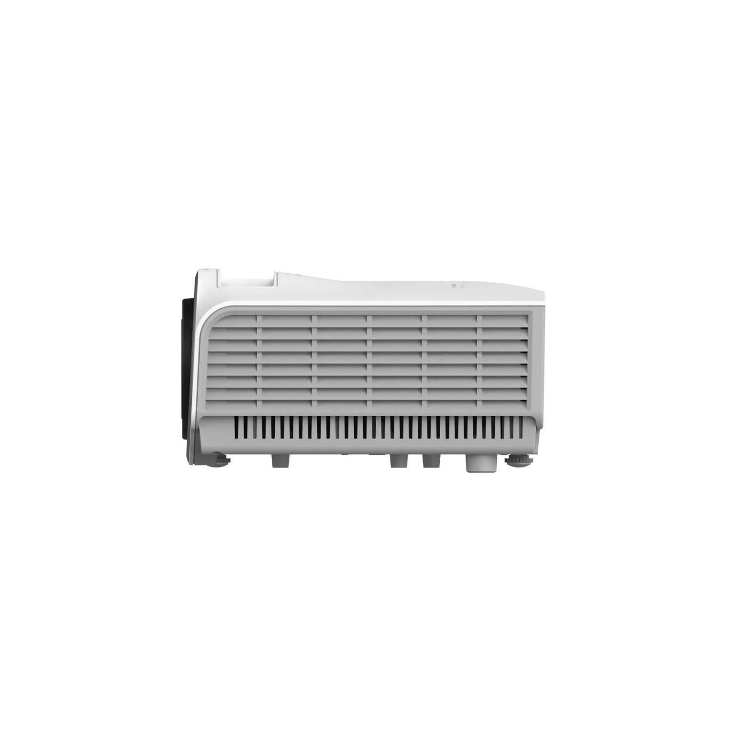 Vivitek DH856 1080p DLP projector displaying a sleek design, featuring 4800 lumens brightness and a high contrast ratio of 15,000:1.