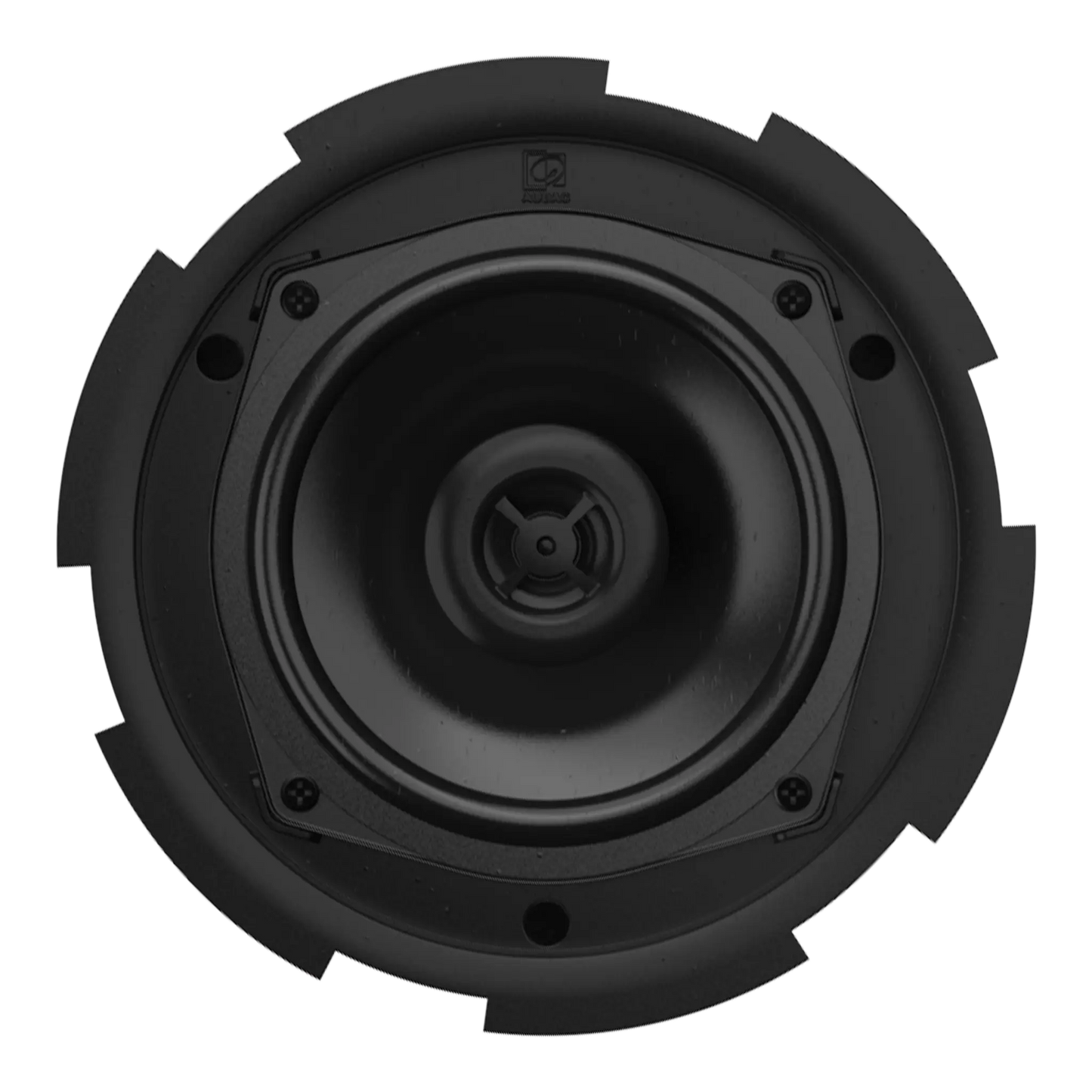 AUDAC CIRA524/W QuickFit 2-Way 5 1/4 inch Ceiling Speaker in white without grill.