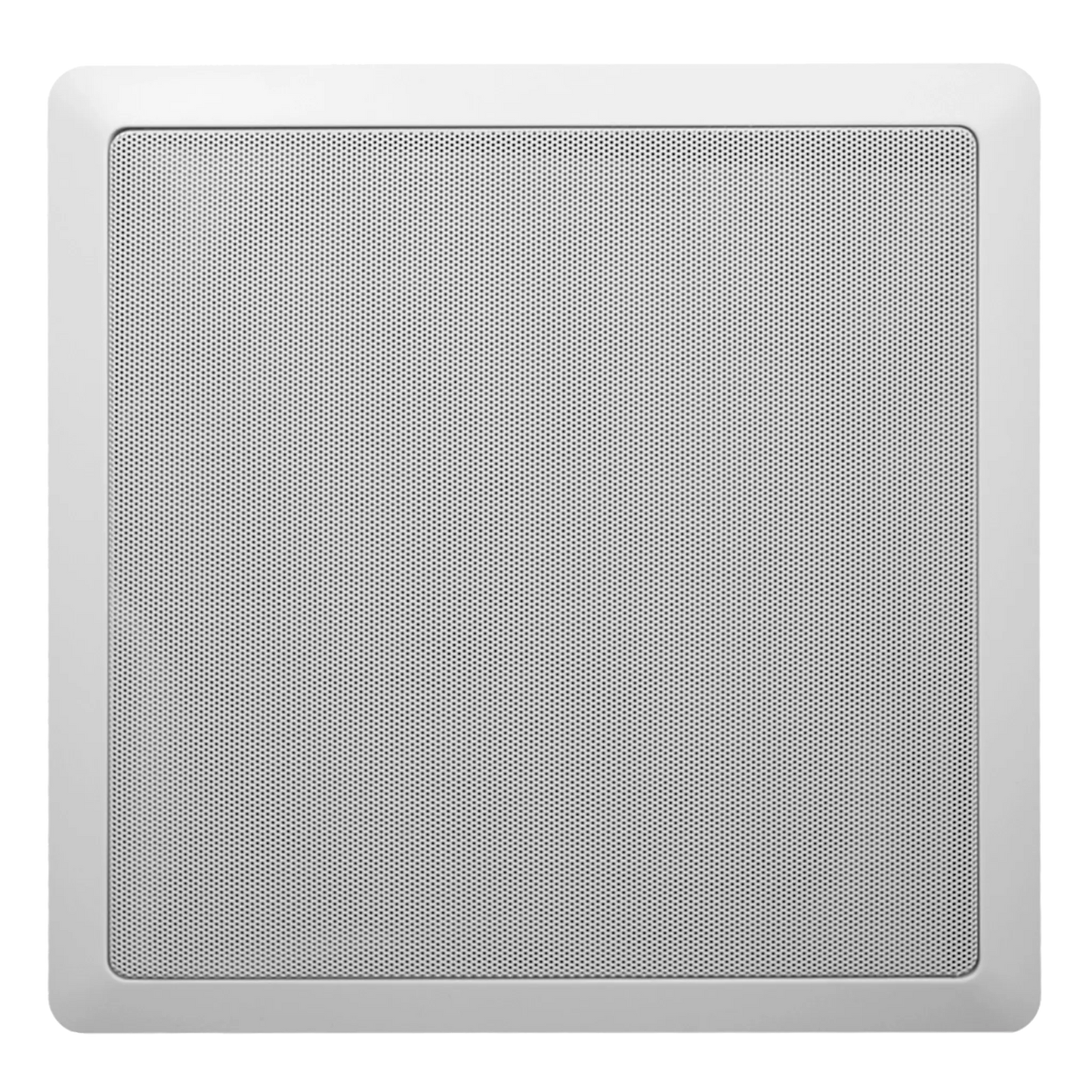 AUDAC CS1000S Ceiling/In-Wall Subwoofer in white finish, model RAL9010, designed for high-quality audio performance.