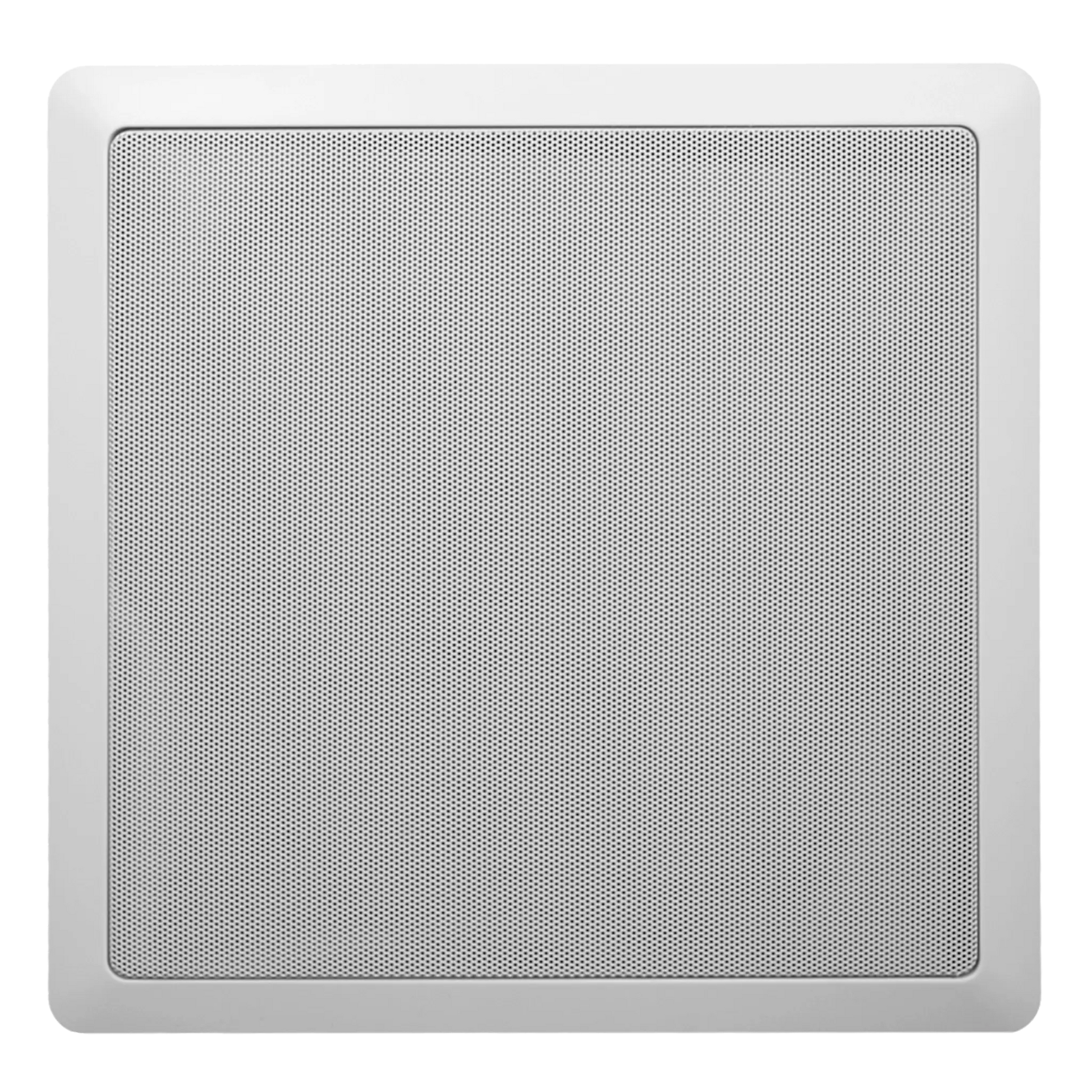 AUDAC CS1000S Ceiling/In-Wall Subwoofer in white finish, model RAL9010, designed for high-quality audio performance.