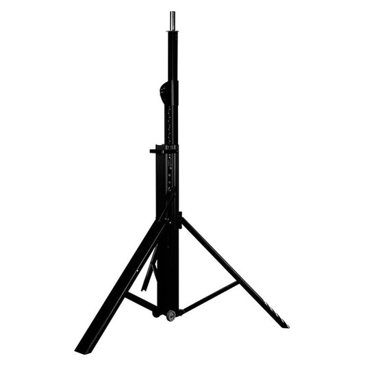 ALUSTAGE Wind Up Stand 4.0m, a heavy duty aluminum lift designed to support up to 120kg capacity.
