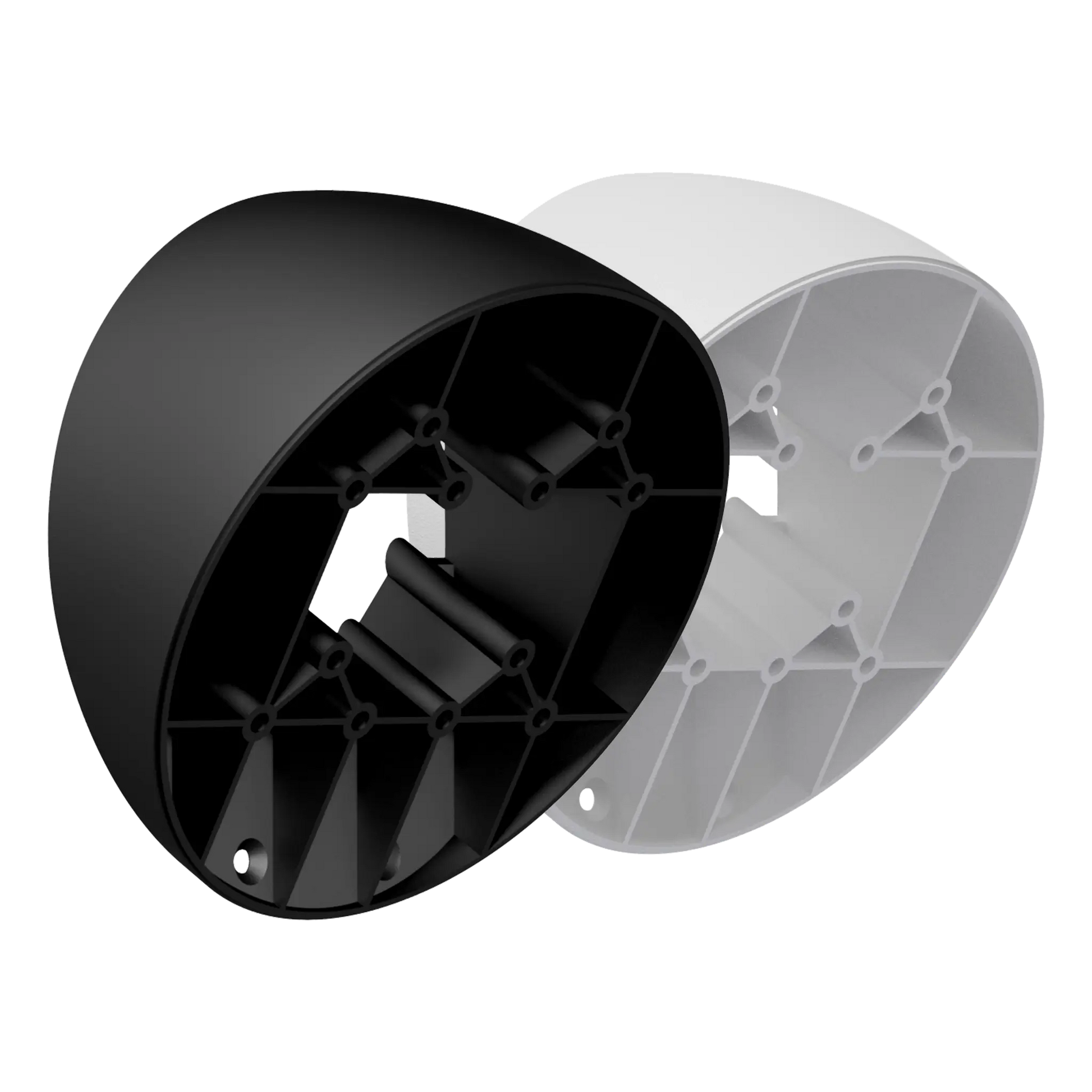 AUDAC WMA60 Extension Mount designed for ATEO6 with a 30° incline angle in white color.