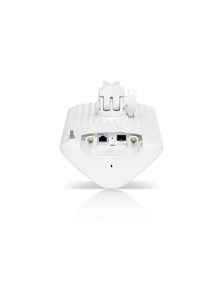 Angled view of the Ubiquiti UISP 60GHz/5GHz Wave Access Point Gen2 showcasing its design features.