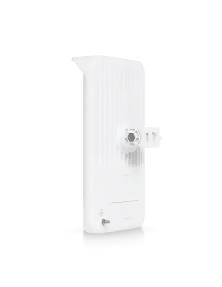 Installation setup of the Ubiquiti UISP 60GHz/5GHz Wave Access Point Gen2 in an outdoor environment.